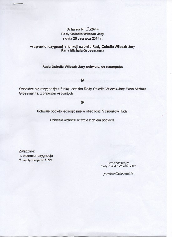 Uchwała nr 2